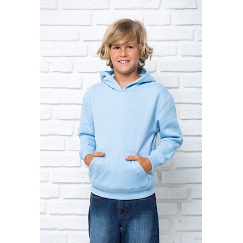 Sweatshirt Criança c/ Capuz 290gr, 35% Algodão + 65% Poliéster
