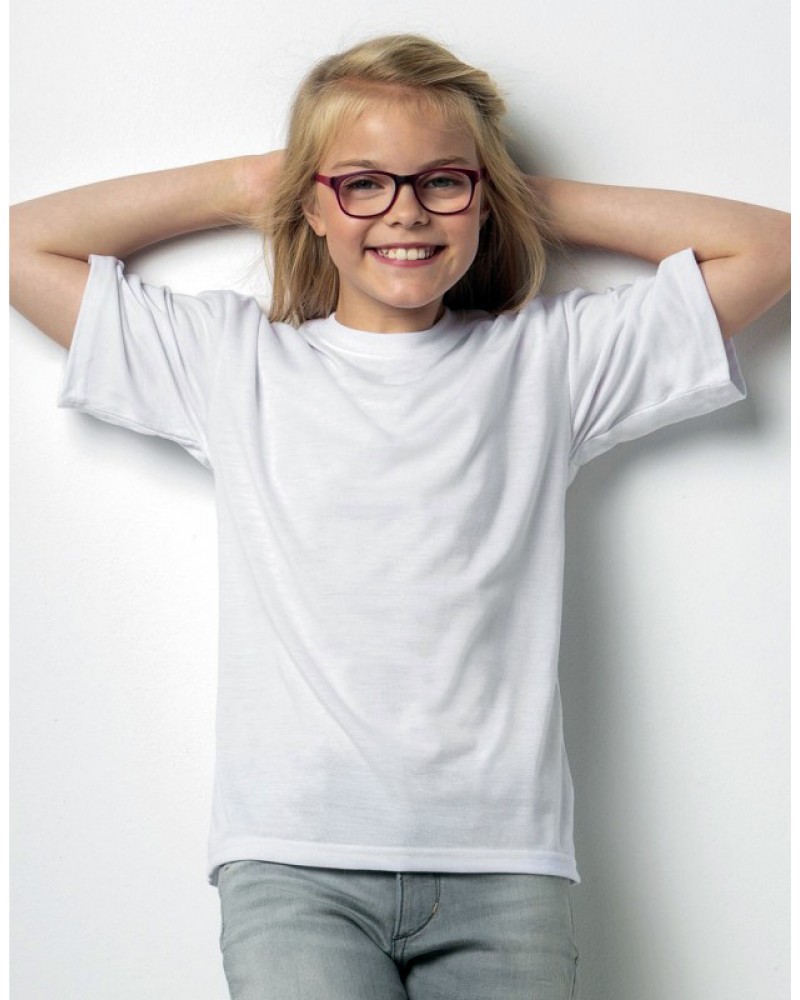 Pack 20 T-shirt Branca Unissexo Valento Matrix Criança - Toque