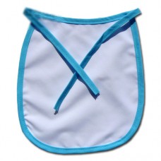Babete Infantil Premium c/ Bordo Azul Turquesa para sublimação