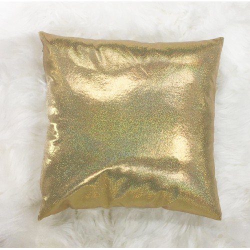 Capa para almofada, Glitter Colorido, com ziper 40 x 40 cm para sublimação