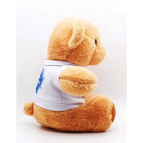 Ursinho de Peluche com camisola para personalizar por sublimação - Altura 26 cm