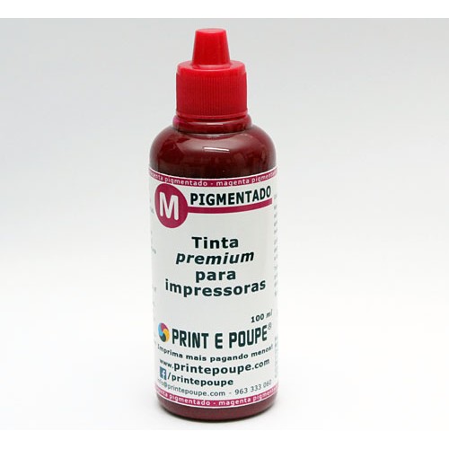 Tinta Premium p/ Epson, tinteiros 11, 12, 13, 16, 27, 34, 35 - MAGENTA Pigmentado