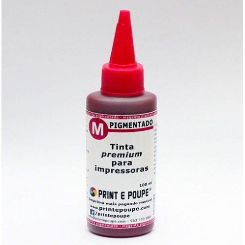 Tinta Premium p/ HP, tinteiros 903 933, 933XL, 935, 935XL, 940, 940XL, 942xl, 951, 951XL e 953. MAGENTA pigmentado
