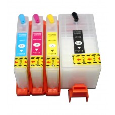 Tinteiros recarregáveis p/ HP 912 (4 tinteiros)